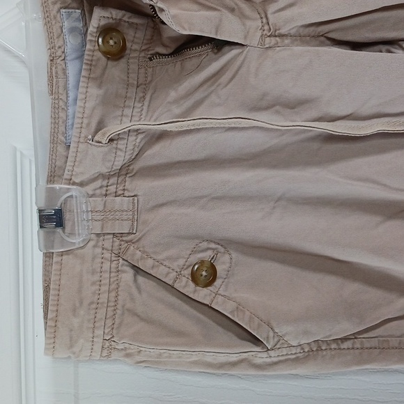 Beige Ruched Cargo Pants - Picture 5 of 7